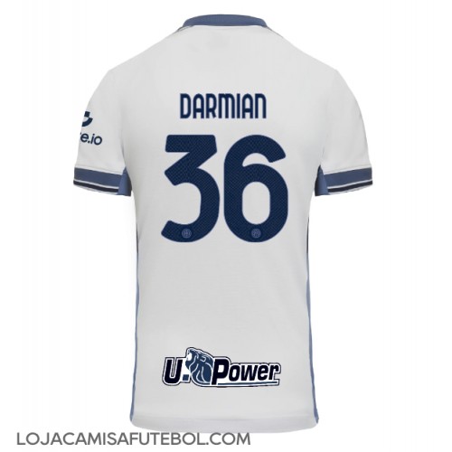 Camisa de Futebol Inter Milan Matteo Darmian #36 Equipamento Secundário 2024-25 Manga Curta